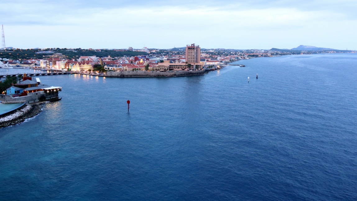 From the ship looking East