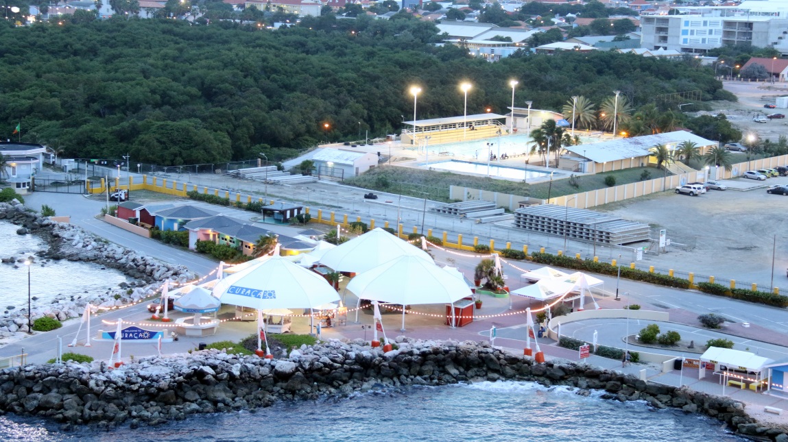 Ship disembarkation area