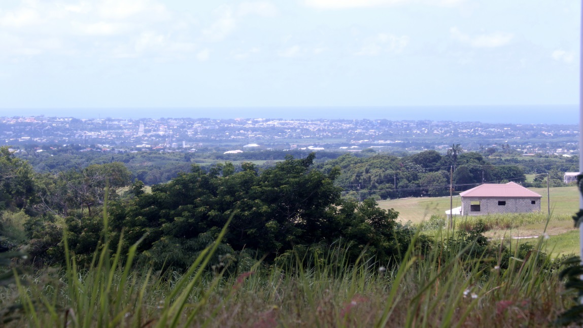 Looking back toward Bridgetown