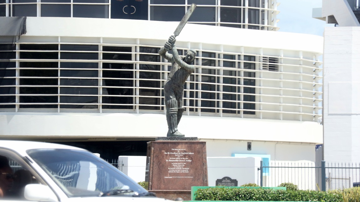 Cricket statue