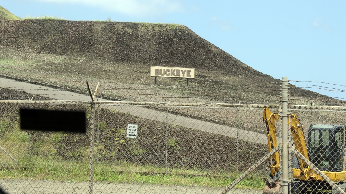Entrance to the Buckeye oil refinery