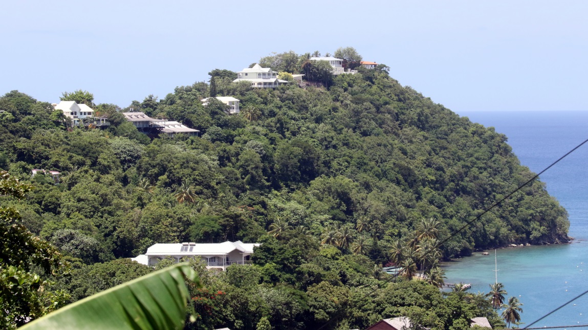 Hill on the South side of Marigot Bay