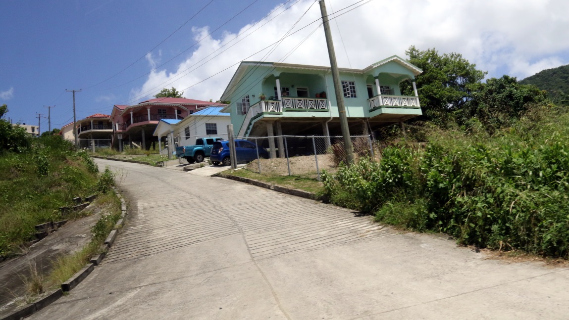 The hill is fairly steep