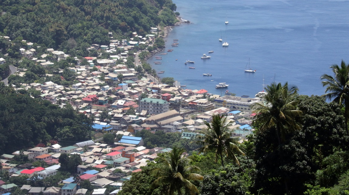 Beautiful town of Soufriere