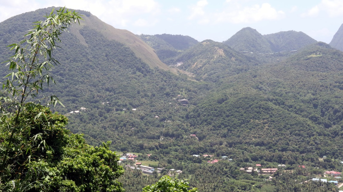 Looking toward the Sulfur Springs volcano