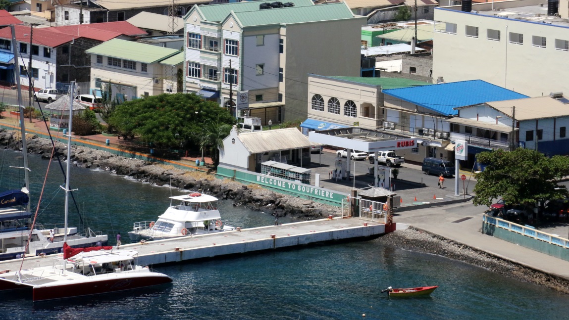 Zoomed in view of the pier