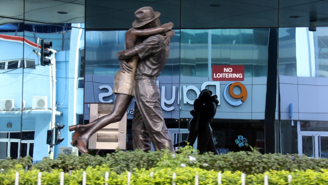 Sculpture by Ricky George called The Aftermath