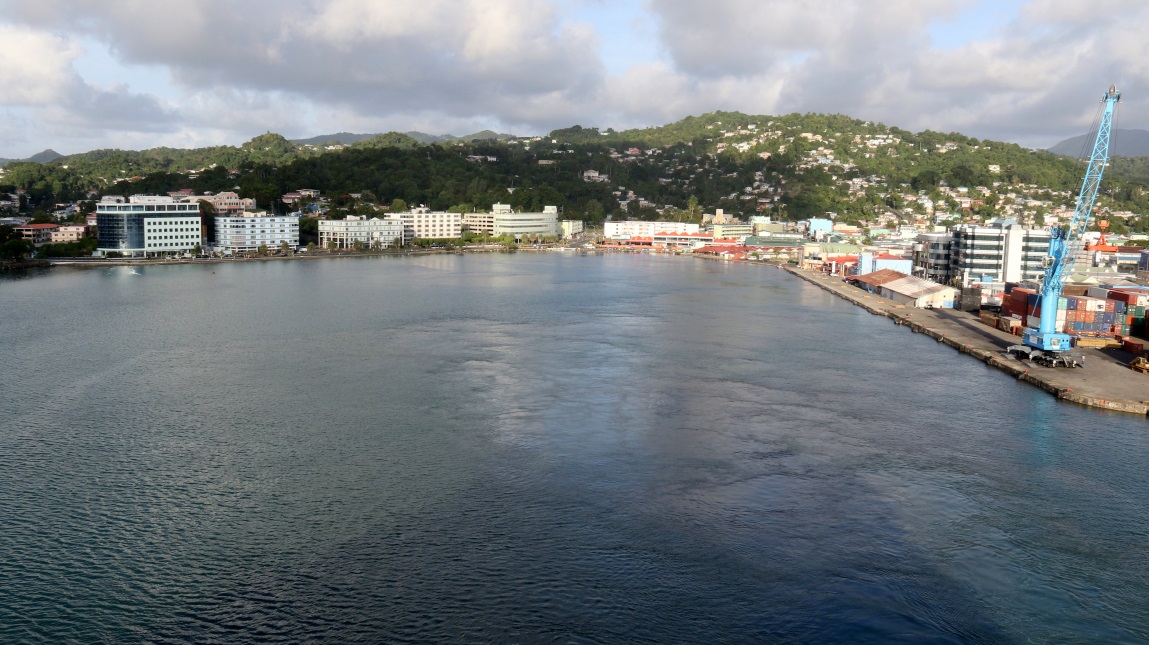 Looking East into Castiries