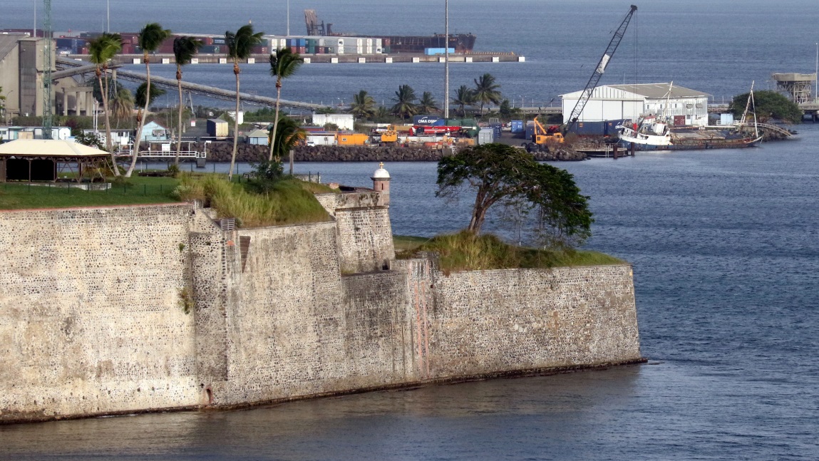 Battery point of Fort Saint Louis