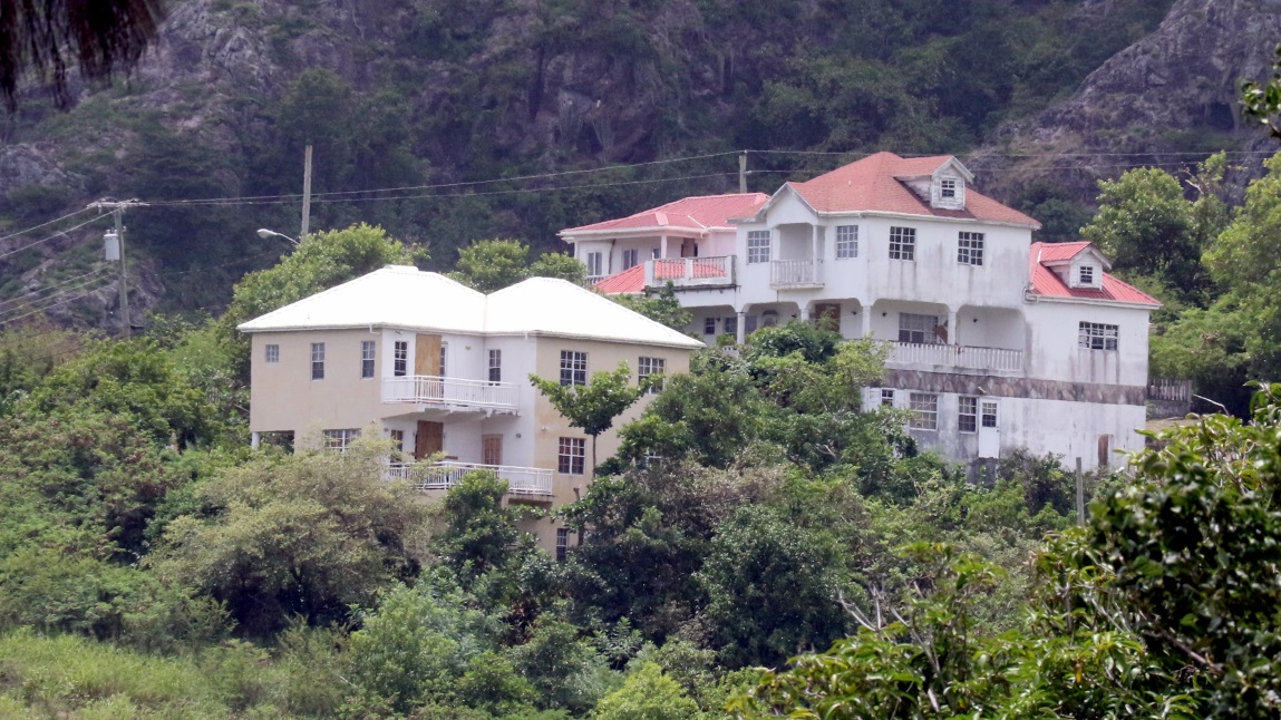 Impressive houses on a hill