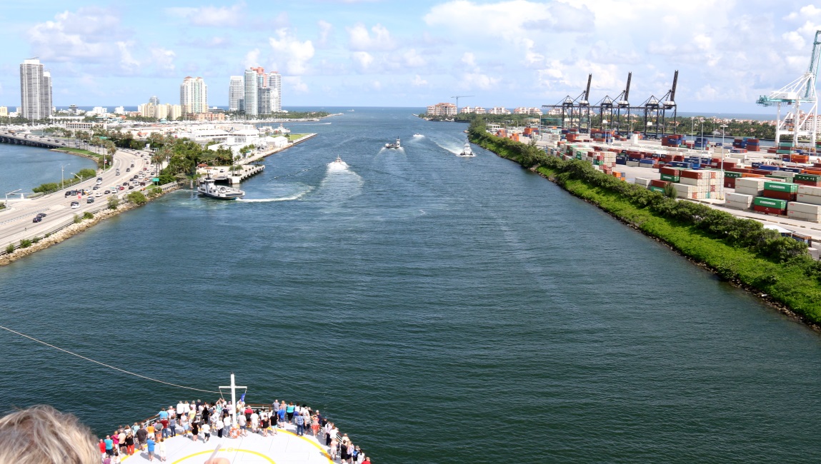Looking up the Main Channel