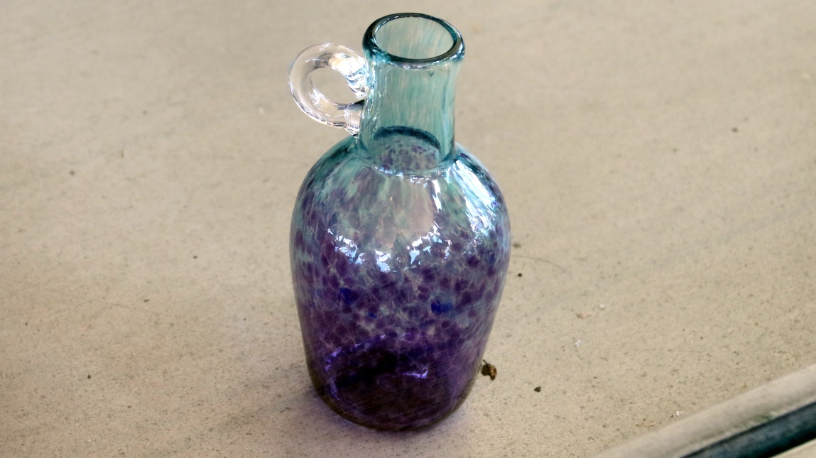 More glass blowing