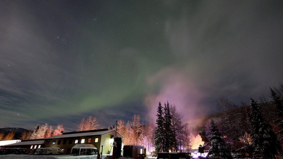 Aurora over the Activity Center