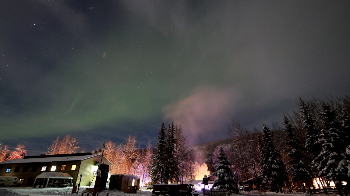 Aurora over the Activity Center
