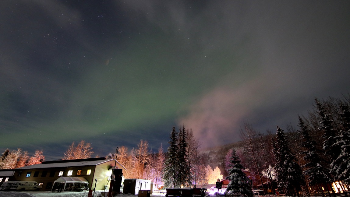 Aurora over the Activity Center