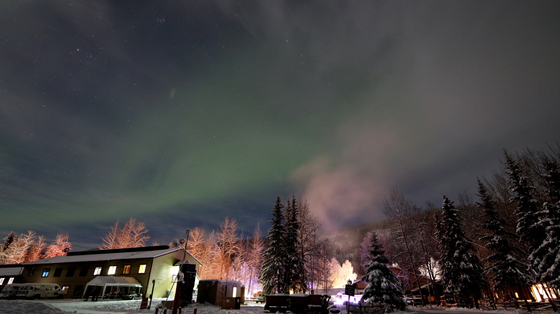 Aurora over the Activity Center