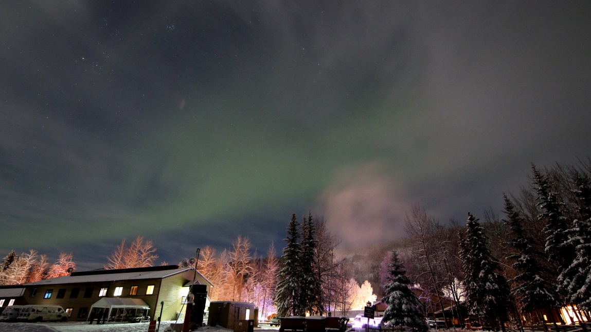 Aurora over the Activity Center