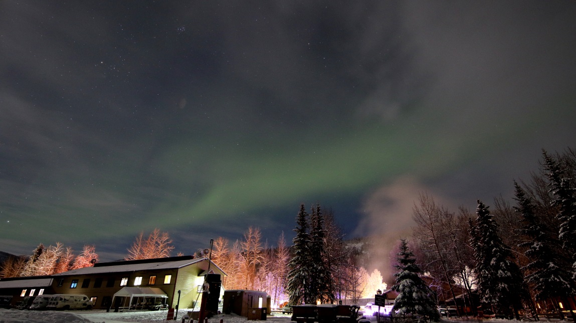 Aurora over the Activity Center