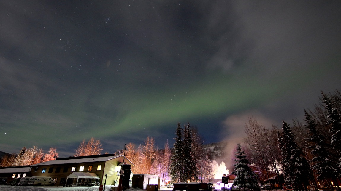 Aurora over the Activity Center