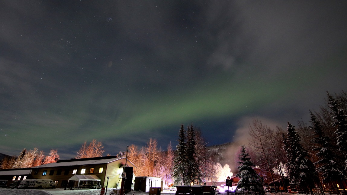 Aurora over the Activity Center