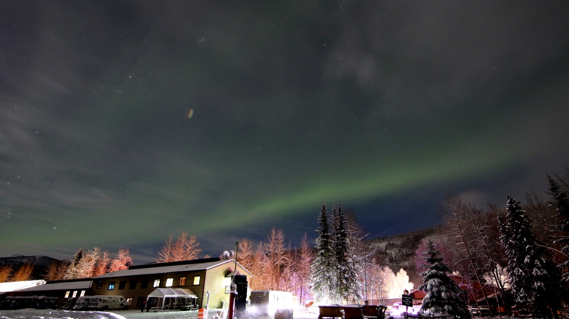 Aurora over the Activity Center