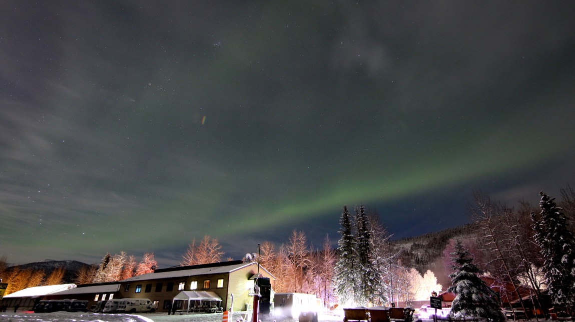Aurora over the Activity Center