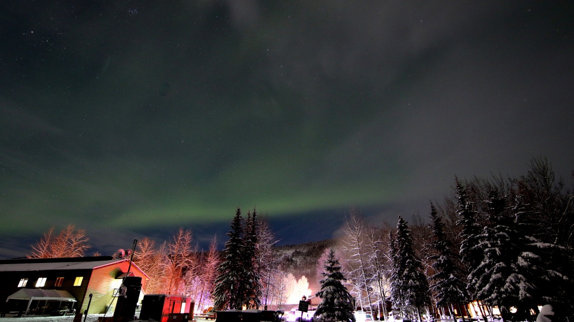 Aurora over the Activity Center
