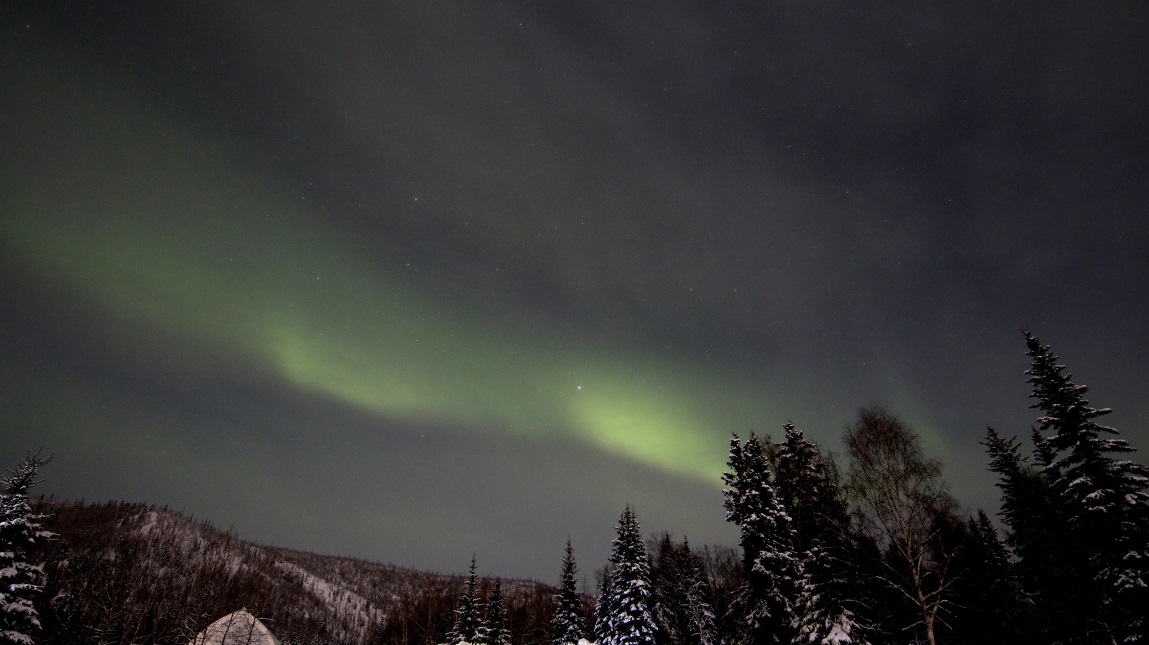 Aurora over the Hills