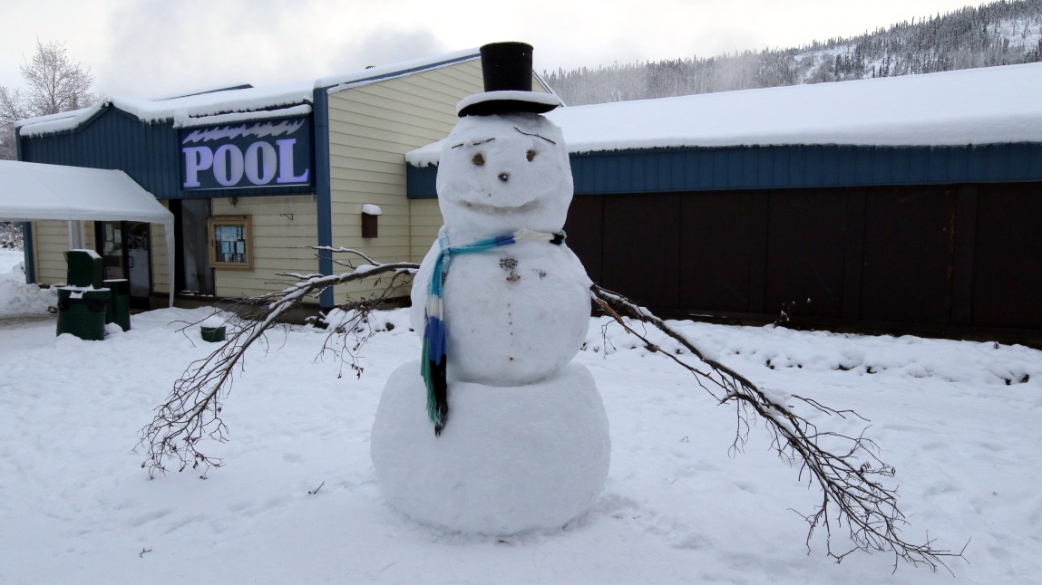 Full size snowman
