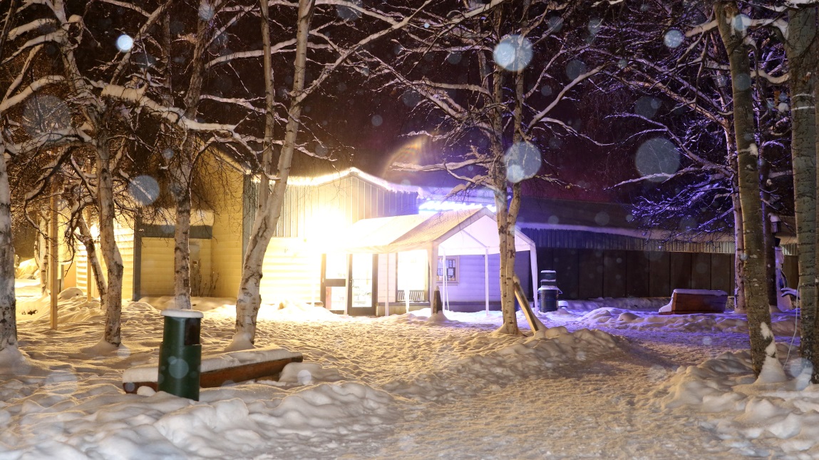 Long exposure pictures combined with a flash