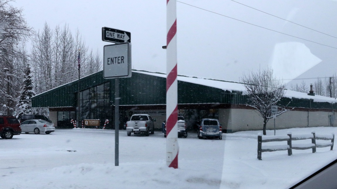 Passing the North Pole Post Office