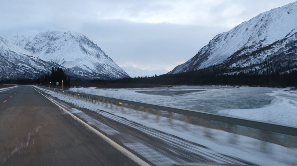 Pullout next to the Nenana River