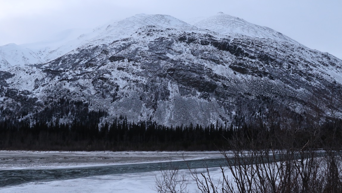 Pullout next to the Nenana River