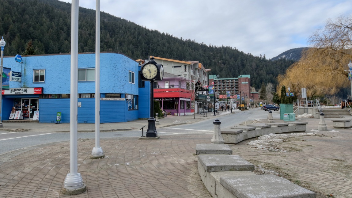 Walking in Harrison Hot Springs