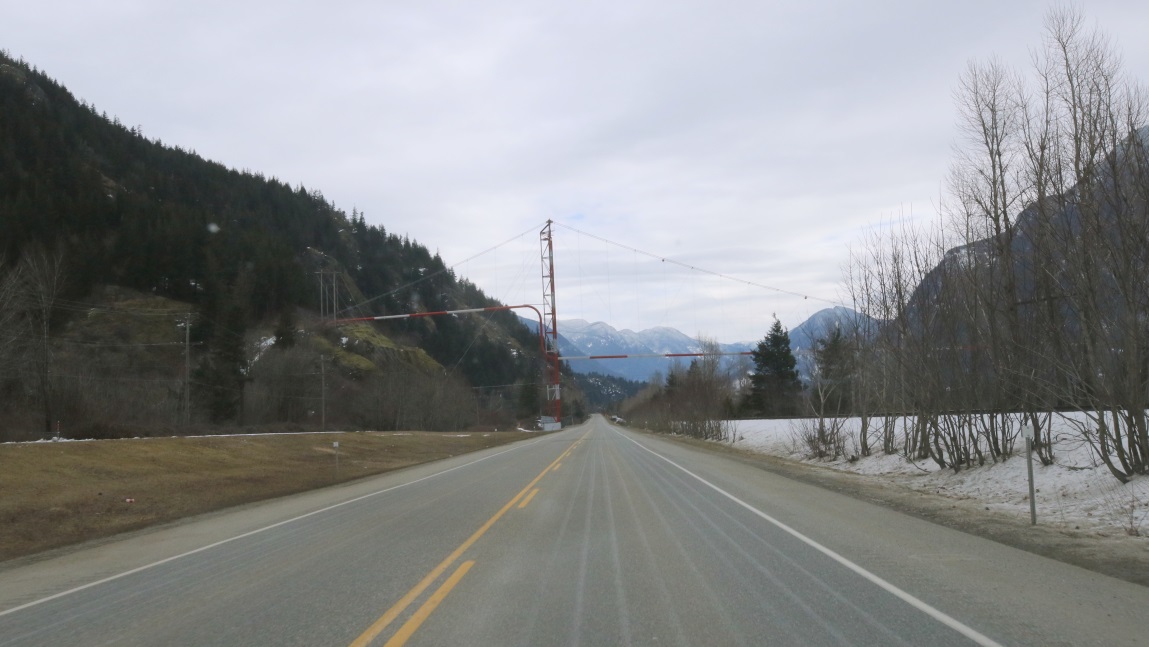 Lougheed Highway heading Northeast five miles Northeast of Agassiz