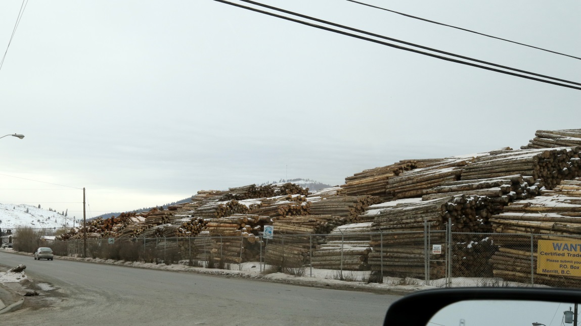 Aspen Planners sawmill in Merritt BC