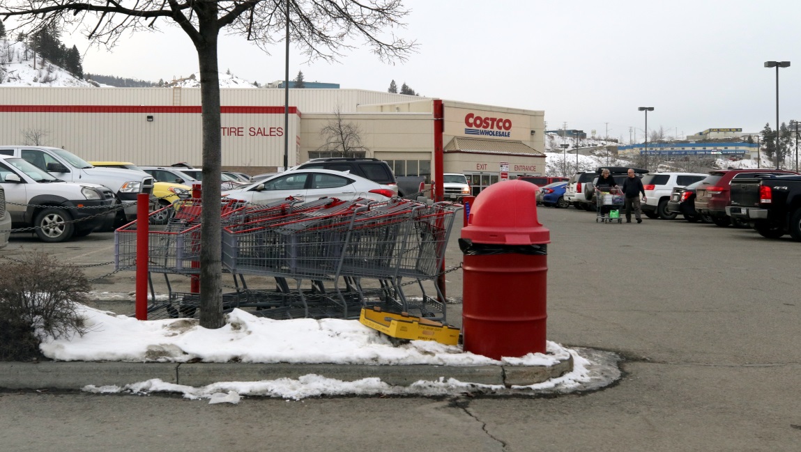 Shopping stop at Costco in Kamloops