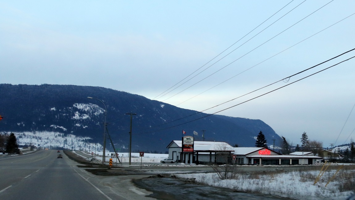 Passing through Balmoral on the Trans-Canada Highway