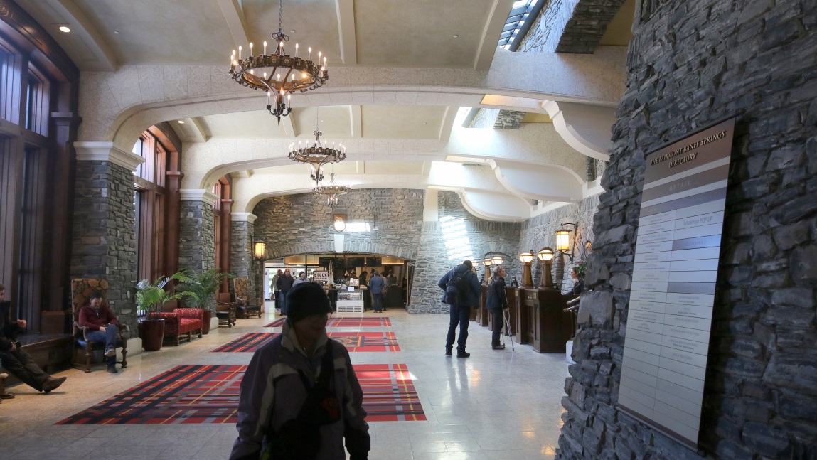 Angelita in the Fairmont Banff Springs Hotel