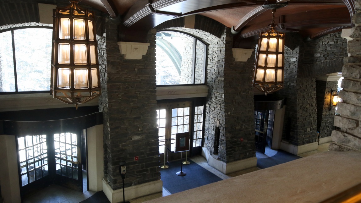 Inside the Fairmont Banff Springs Hotel