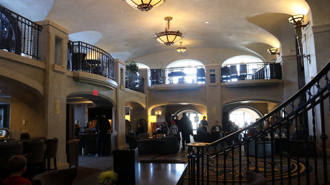 Inside the Fairmont Banff Springs Hotel