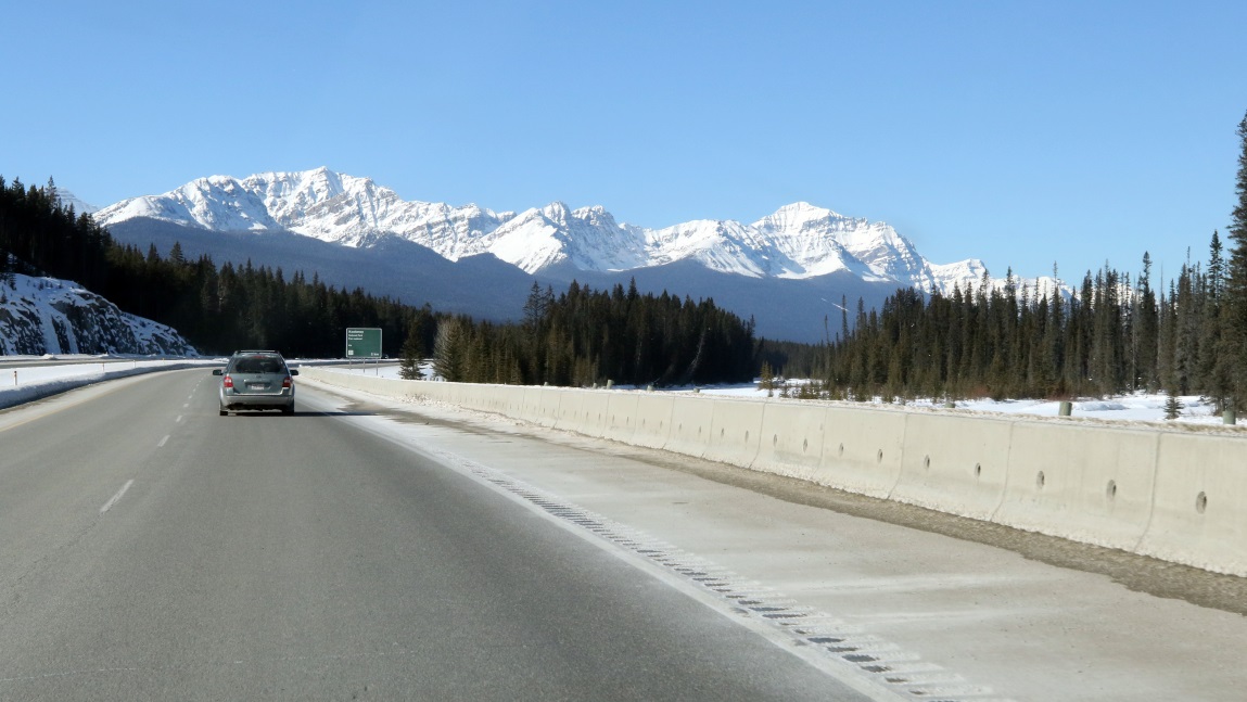 Driving Northwest on Trans-Canada Highway
