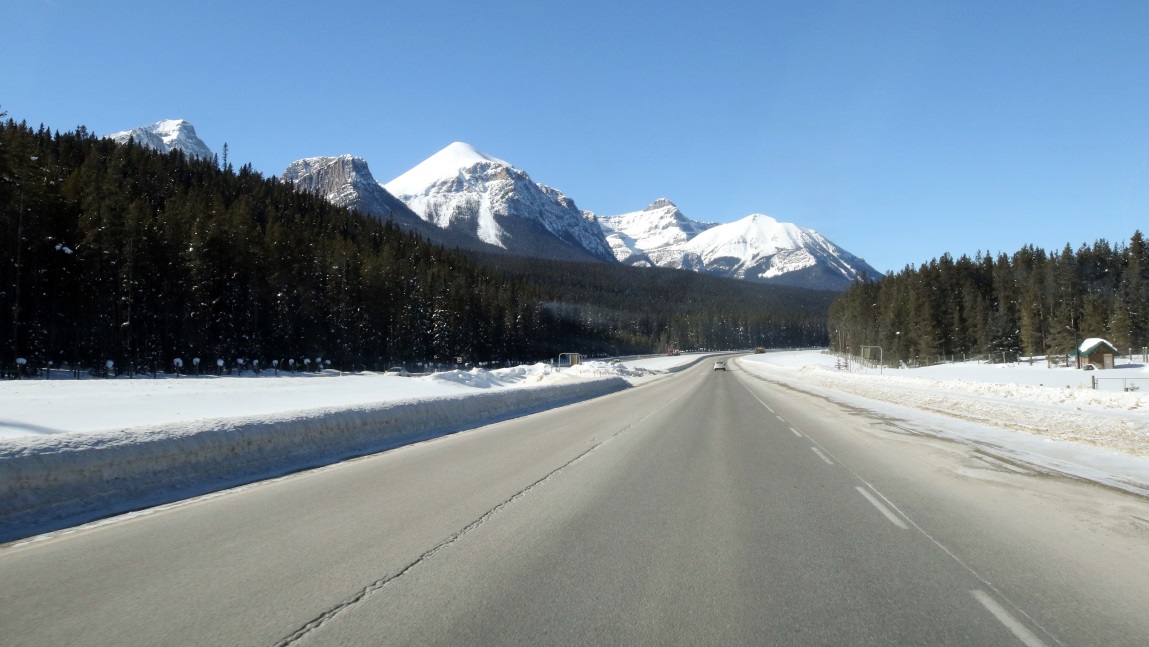 Driving North on the Trans-Canada Highway
