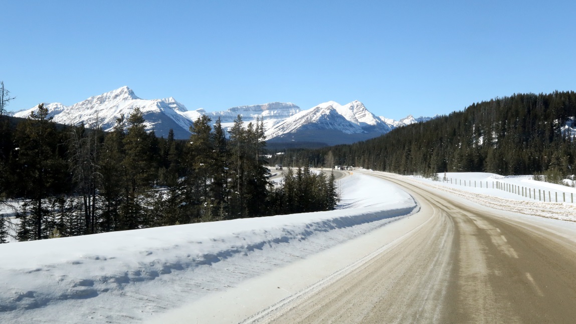 On ramp to the Trans-Canada Highway