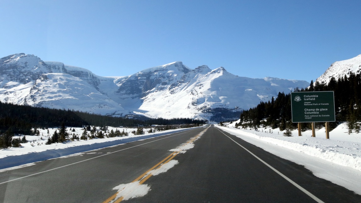 Columbia Icefield in Jasper National Park