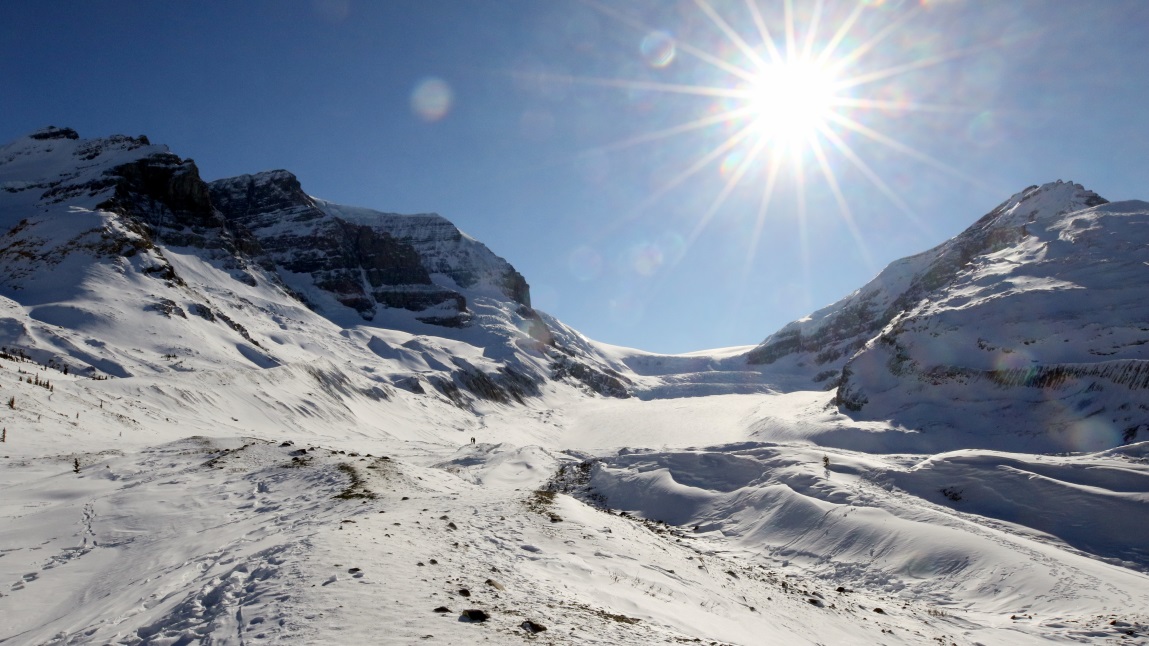 Columbia Icefield in Jasper National Park