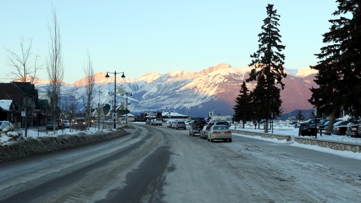 Looking down Connaught Drive