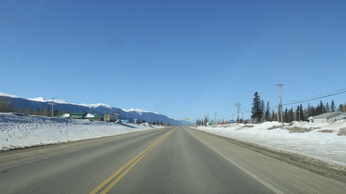 Passing through McBride