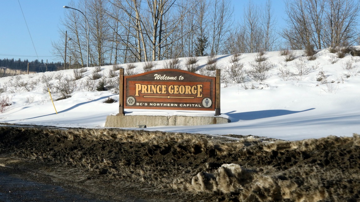 Approaching Prince George