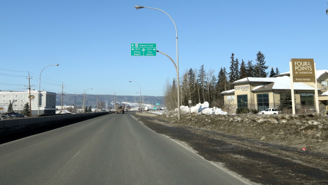 Driving in Prince George